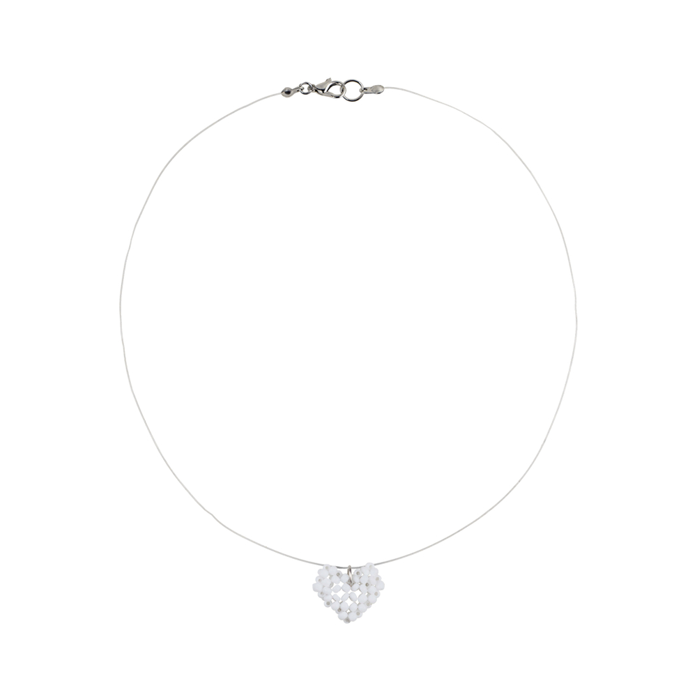 MINI LOVERS necklace WHITE