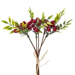 GAEM Ветки искусственные "Букет ягодный", L18 W18 H32 см