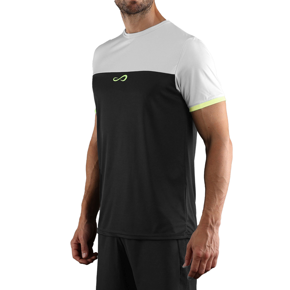 Мужское теннисное поло Endless Alpha T-Shirt Men - Black, Green