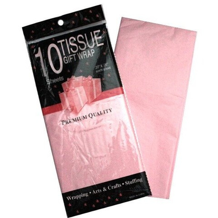 Бумага упаковочная тишью ТЁМНО-РОЗОВАЯ 51*66(10шт./уп.)