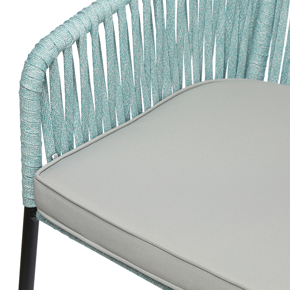 Стул Bergenson Bjorn Reed, черный/серо-голубой