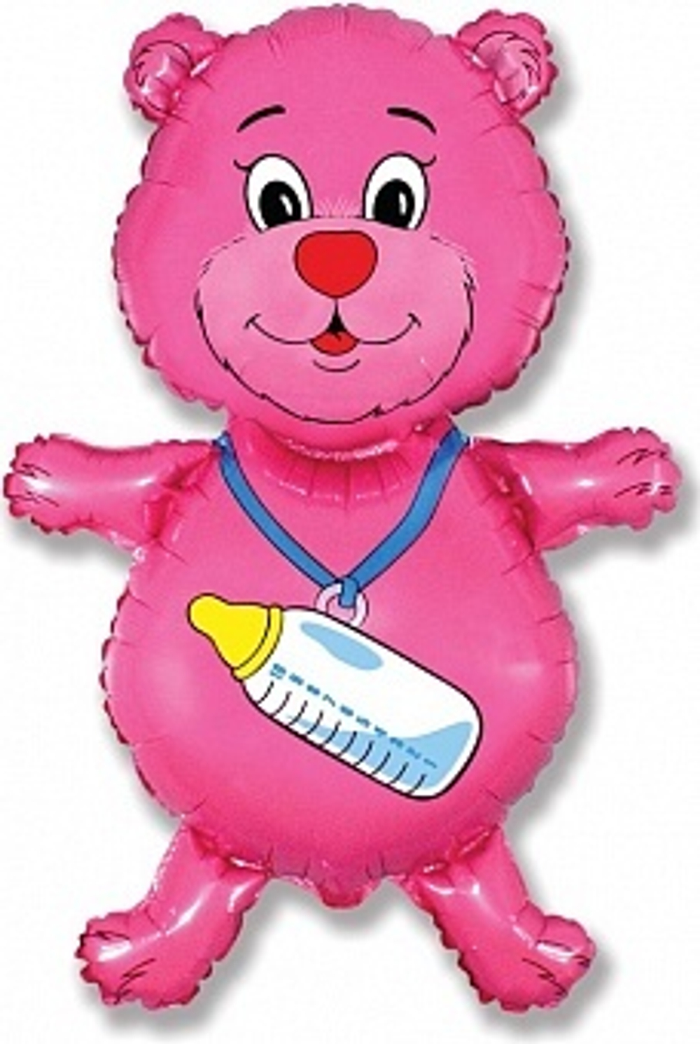 Ф М/Фигура Медвежонок-девочка Розовый (14''/36 см)