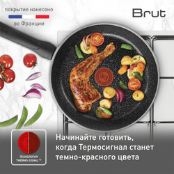 Сковорода вок Tefal Brut 04220628 28 см