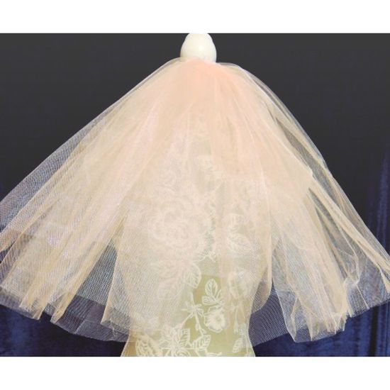 Мини фата коралловая SvetikFantasy "Для девичника" №5613.135