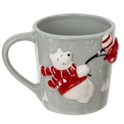 GAEM Кружка "Белый медведь", 400 мл, L13 W9 H10 см