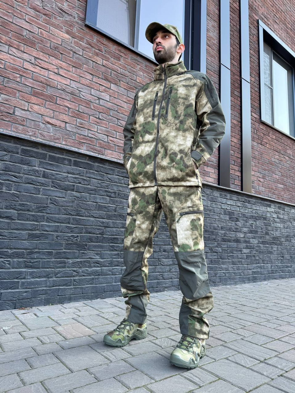 Тактический костюм Штурм softshell / мох