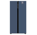 Холодильник (Side-by-Side) Weissgauff WSBS 600 NoFrost Inverter Blue Glass (q)