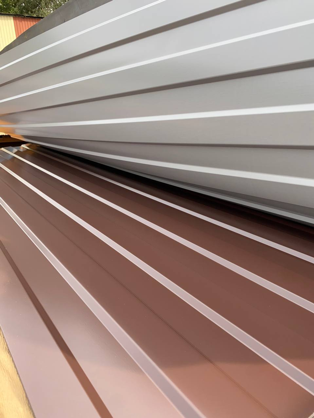 Коричневый профлист (Ral 8017)