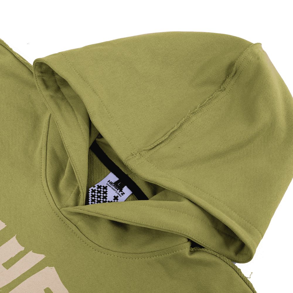 Худи Heartz Sequence Sage Distressed зеленый