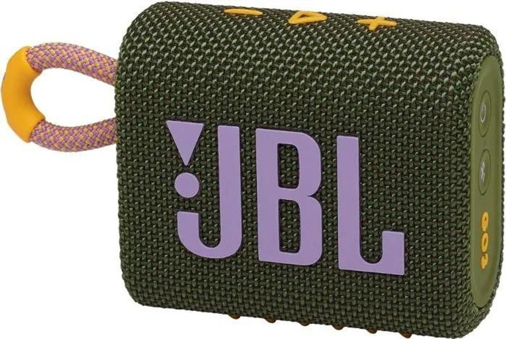 Колонка портативная JBL GO 3, 4.2Вт, зеленый [jblgo3grn]