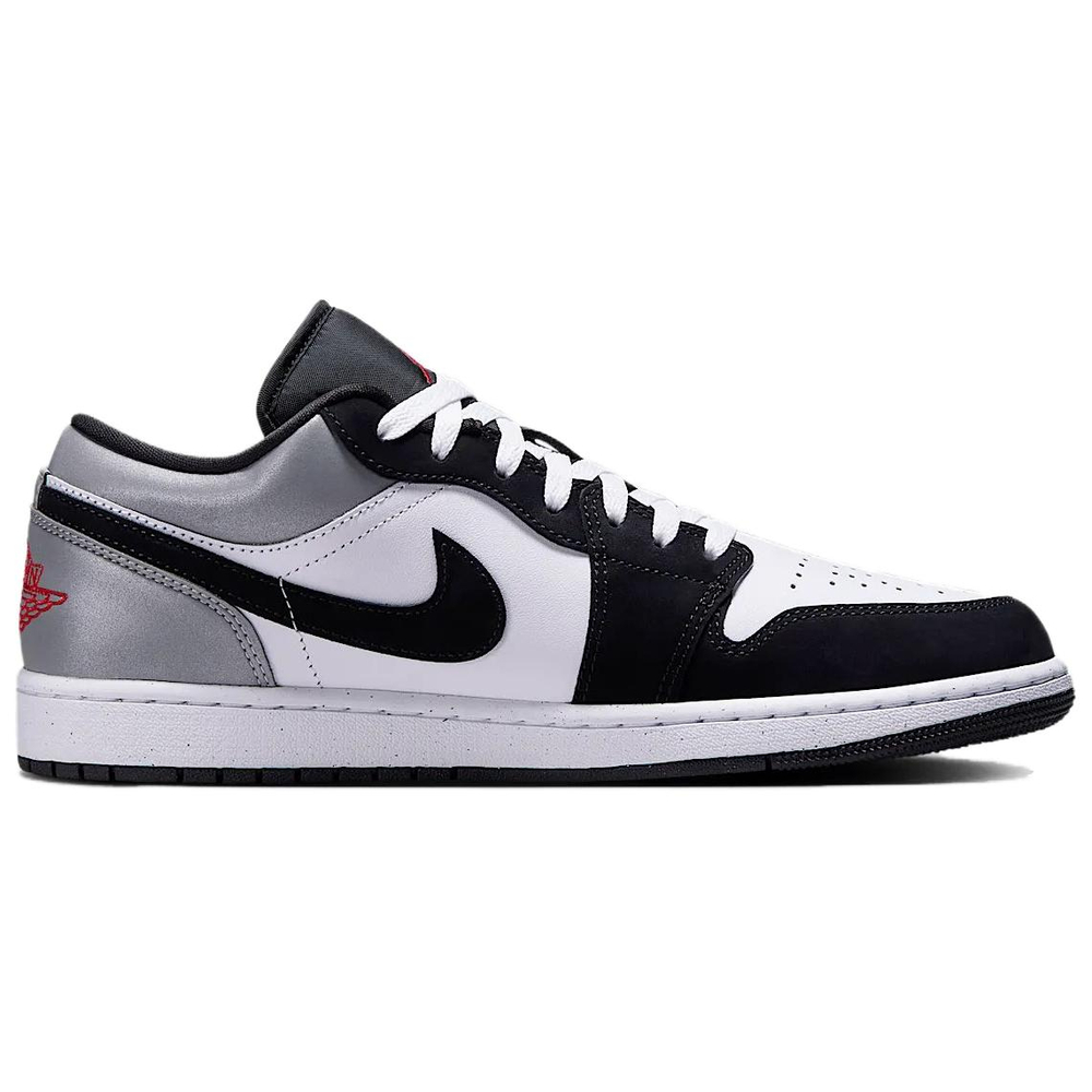 Jordan 1 Low Se White Fire Red Black Matte Silver
