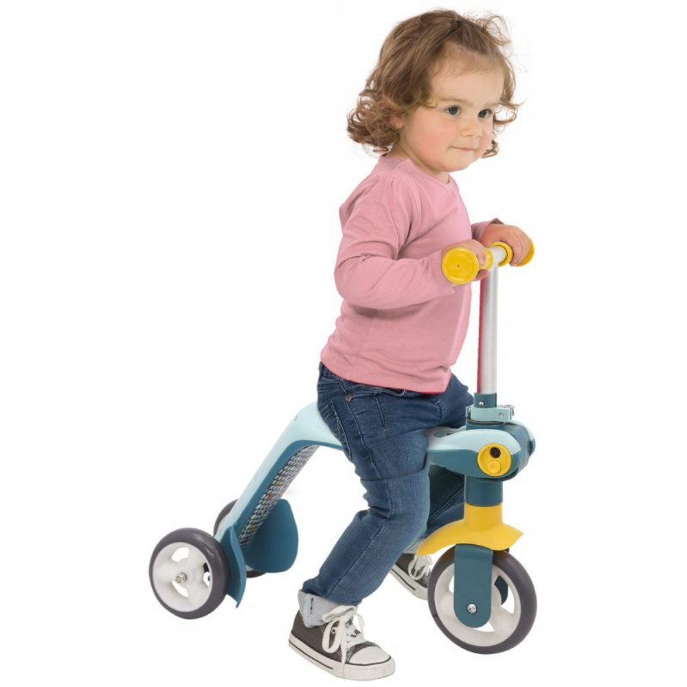 Самокат Smoby2в1, металл, 3 колеса 750612
