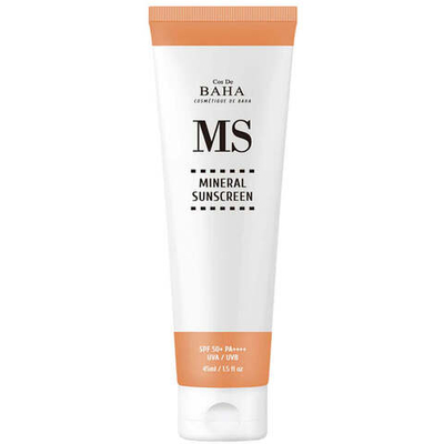 [COS DE BAHA] Крем солнцезащитный минеральный Mineral Sunscreen SPF50+ PA++++ (MS), 45 мл