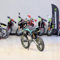 Питбайк Regulmoto SEVEN 125E 17/14 сине-желтый