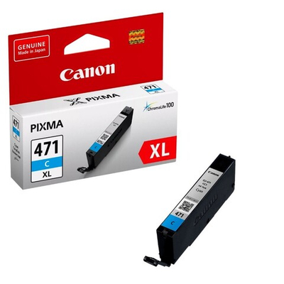 Картридж CANON CLI-471XL C для MG5740/MG6840/MG7740/TS6040/TS8040/TS9040 голубой