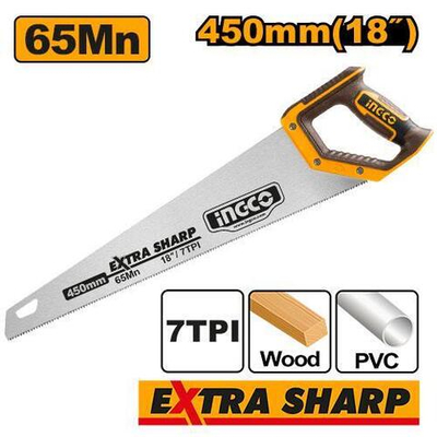 Ножовка по дереву 450 мм SUPER INGCO HHAS15450 INDUSTRIAL