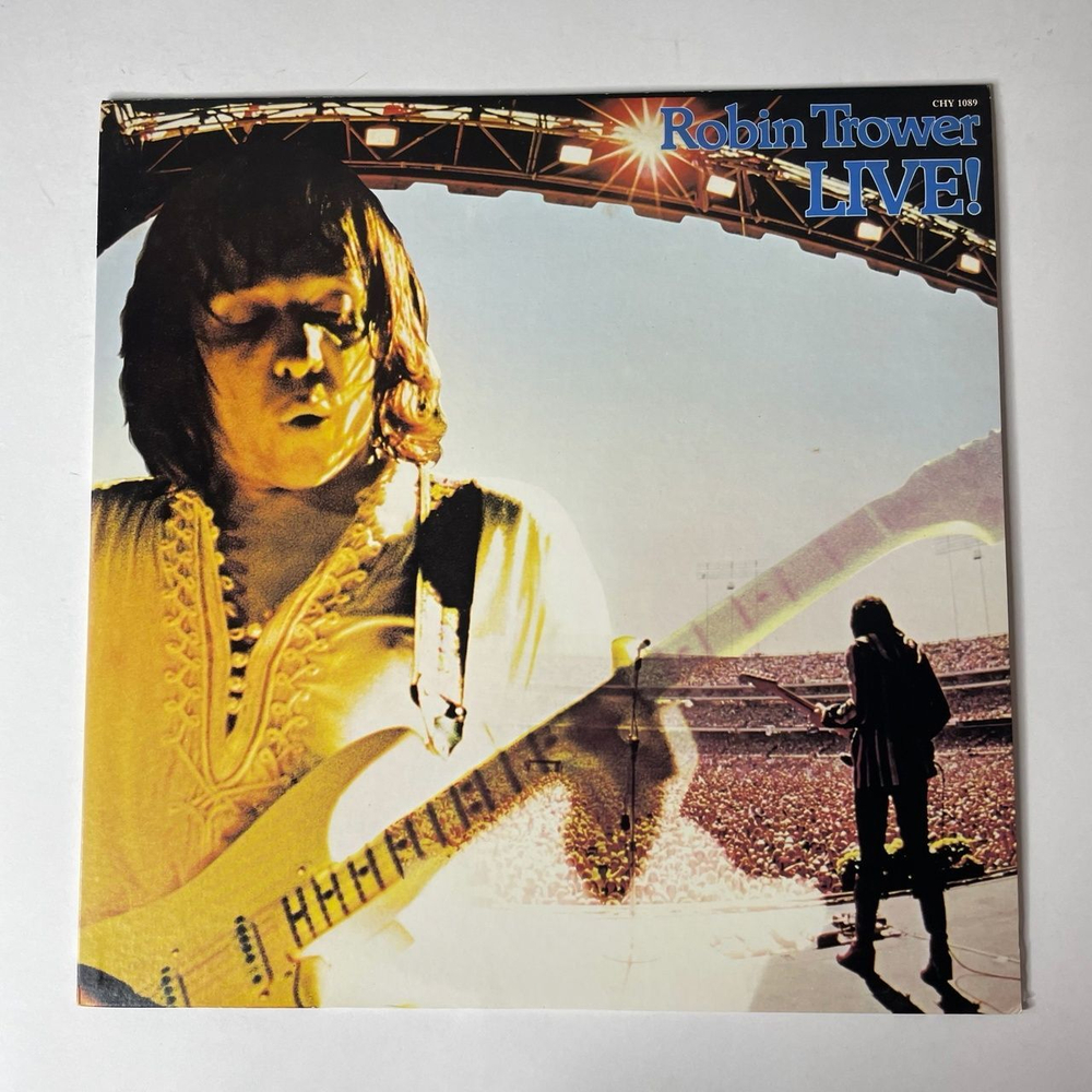 Винтажная виниловая пластинка LP Robin Trower Live (Japan 1976) (No Obi) Rock Me Baby