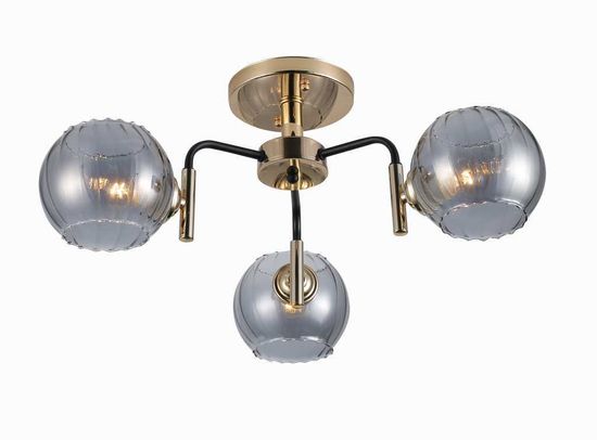 00598/3A GOLD+BLACK (4) Люстра (RL)