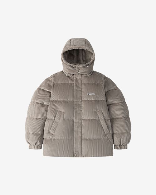 Пуховик Ymkashix Velvet светло-коричневый