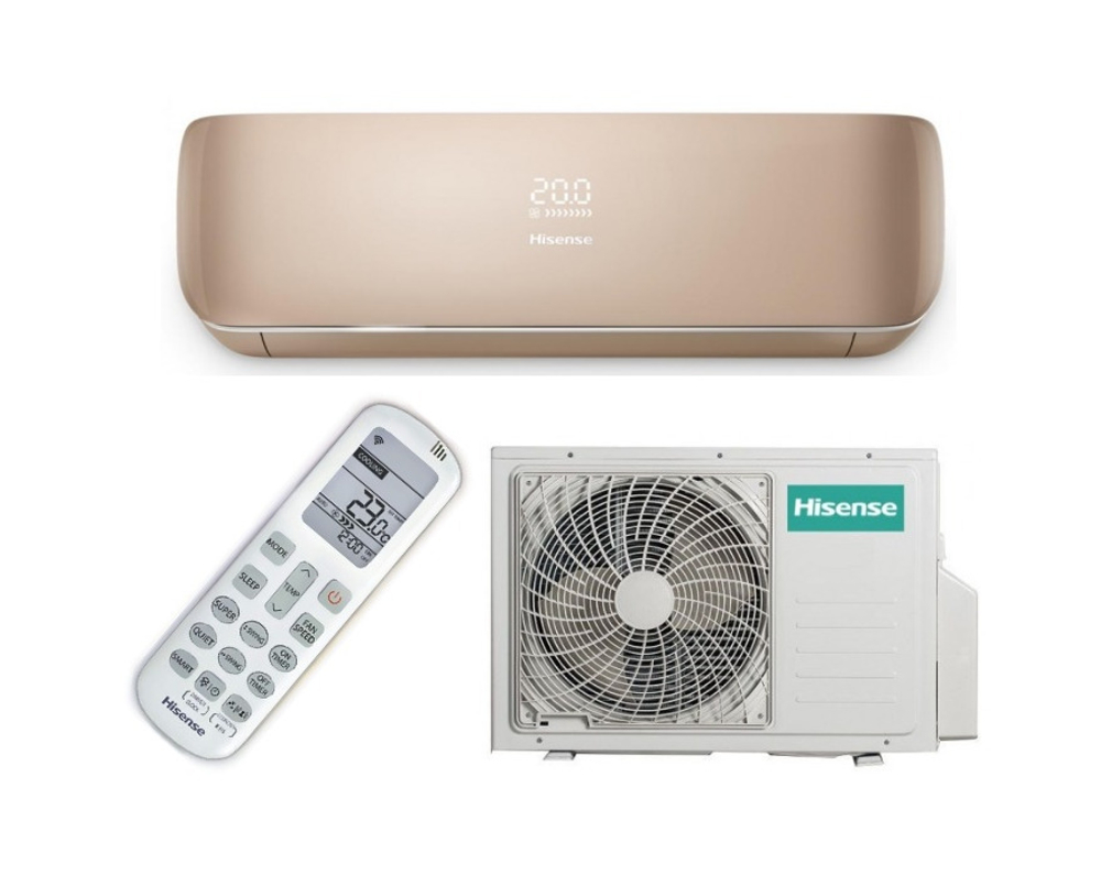 Сплит-система Hisense Premium Champagne Super DC Inverter AS-10UW4SVETG107G(С)