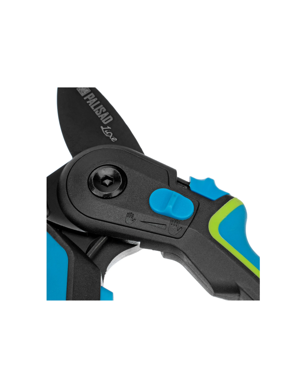 Секатор с наковальней Palisad 220 мм, регулировка захвата, трехкомпонентные рукоятки 604805