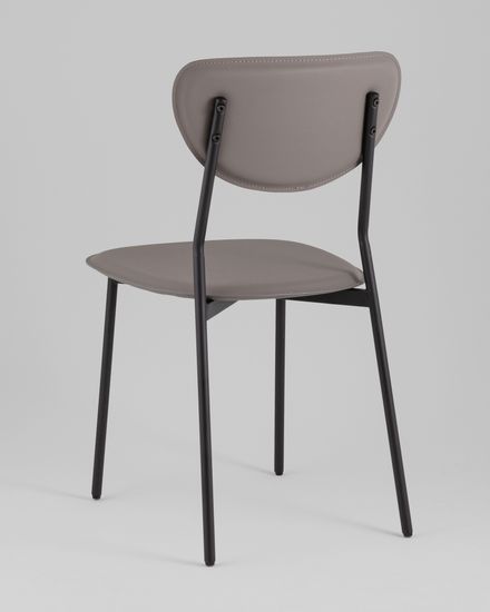 Стул обеденный Minnie серая экокожа