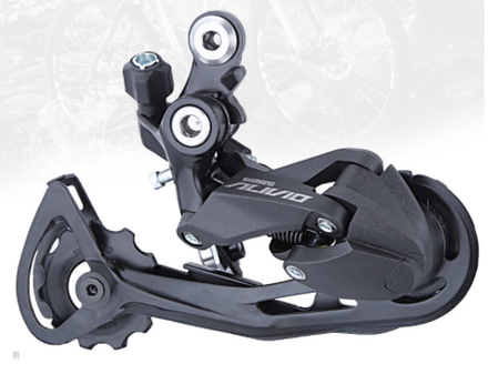 Переключатель задний SHIMANO ALIVIO M3100, SGS, 9 скоростей ERDM3100SGS