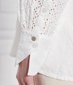 Льняная рубашка Beliah BOSS BLACK - белый(50512761)