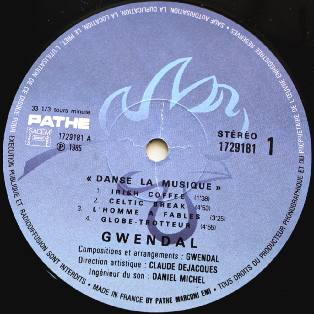 Gwendal / Danse La Musique (LP)