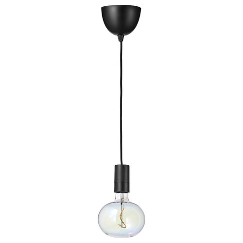Подвесной светильник IKEA SUNNEBY / MOLNART (САННЕБЮ / МОЛЬНАРТ), Черный, 21 см