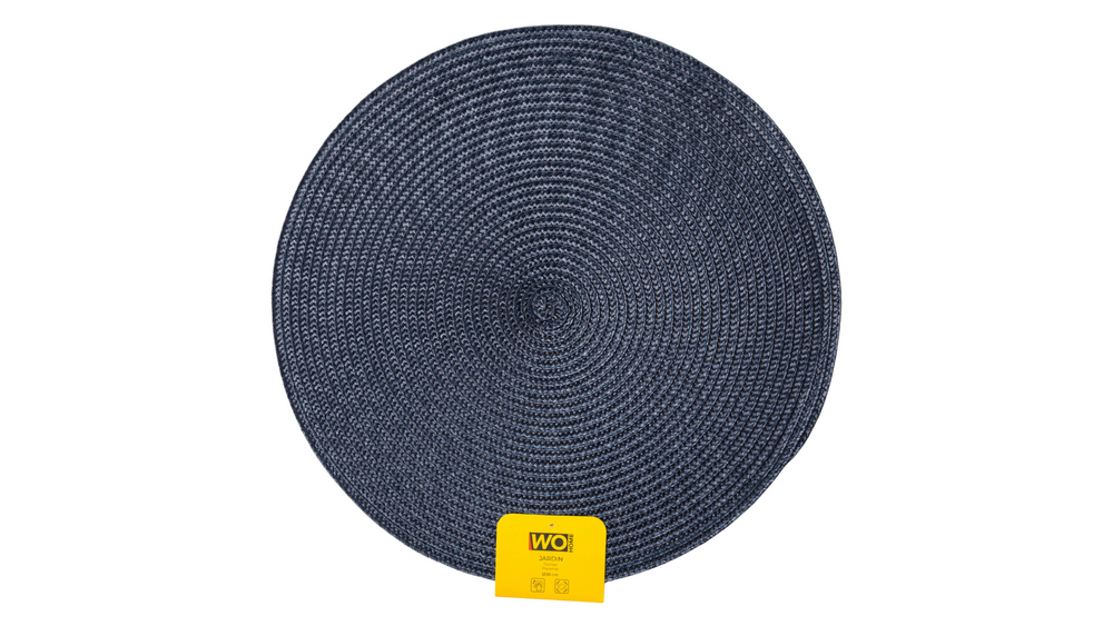 Салфетка подстановочная 38см Wo Home Garden синяя