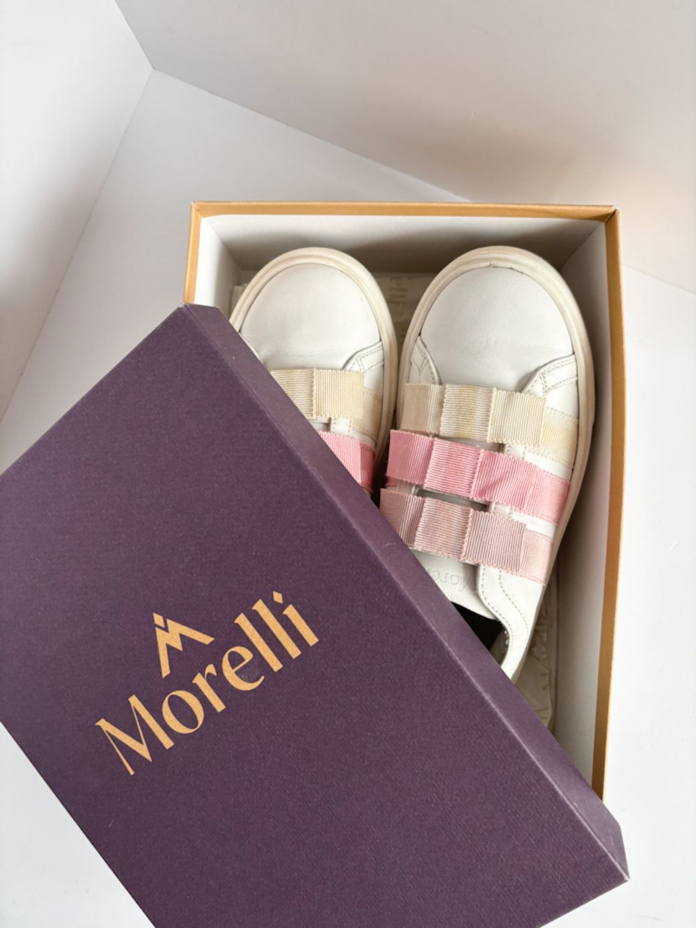 Кожаные кеды Morelli, 30