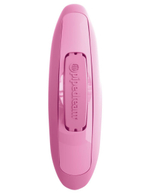 Розовый вибромассажер Rock N Grind с пультом - 17,2 см.