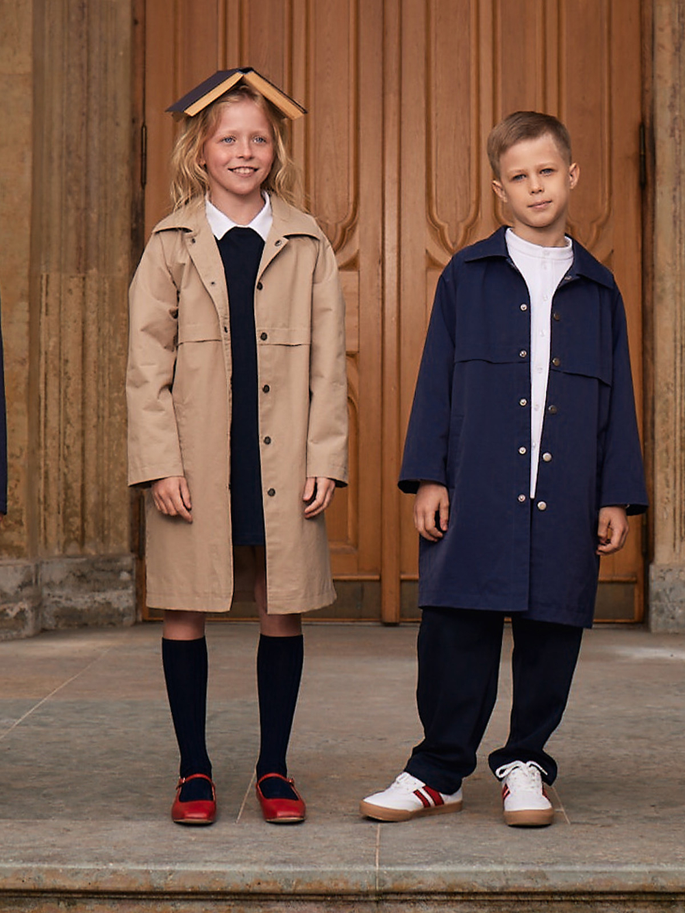 Тренч Mjölk School Blue