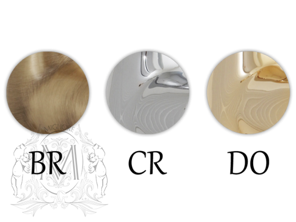 Смеситель на борт ванны 5 отв. Cristalia Swarovski 18586 хром