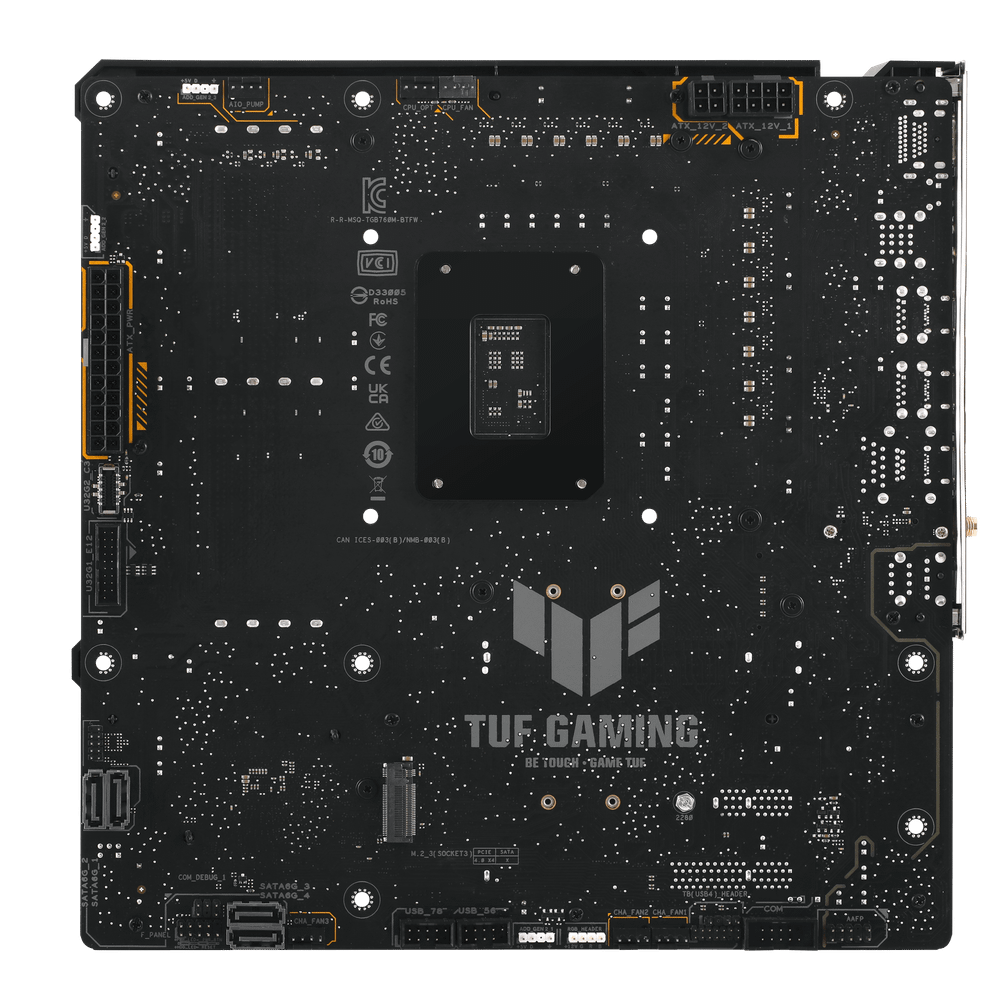 Материнская плата ASUS TUF GAMING B760M-BTF WIFI, LGA1700 4xDDR5 4xSATA3 3xM.2 RAID HDMI DP mATX