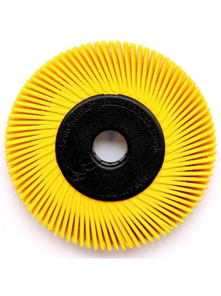 Щетка абразивная 3M Scotch-Brite™ BB-ZB  тип C, с фланцами, 80, желтая, 150 мм (60195)