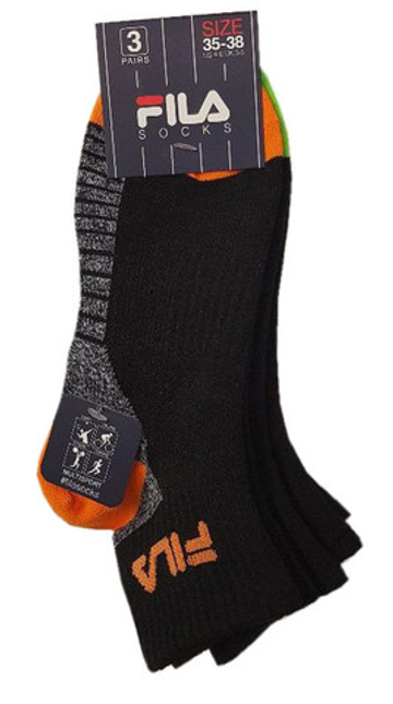 Теннисные носки Fila Calza Cycling Socks 3P - черный