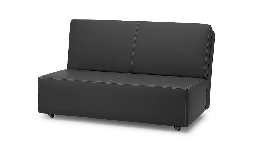 Диван Лорт Galaxy Black 182*100*86 см, Черный Экокожа Аккордеон Фиеста
