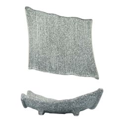 Блюдо прямоугольное 19*17 см h6,8 см Side Up4 Stone Untouched Taiga P.L. Proff Cuisine [1]