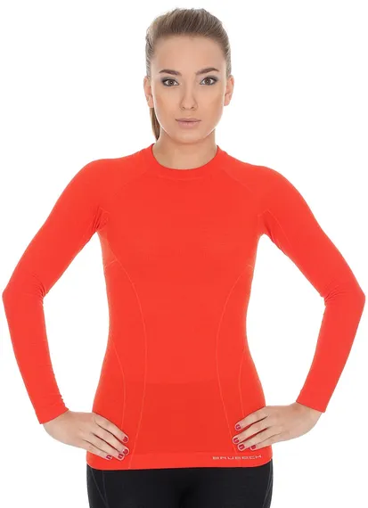 Термобелье-футболка женская BRUBECK ACTIVE WOOL LS13030/LS12810