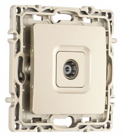 ТВ-розетка без рамки Arte Milano am-217 217.43-1.shampan