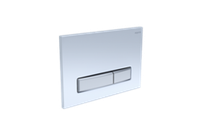 Кнопка смыва Aquatek (Акватек) Slim KDI-0000022, цвет Белая глянец/Никель