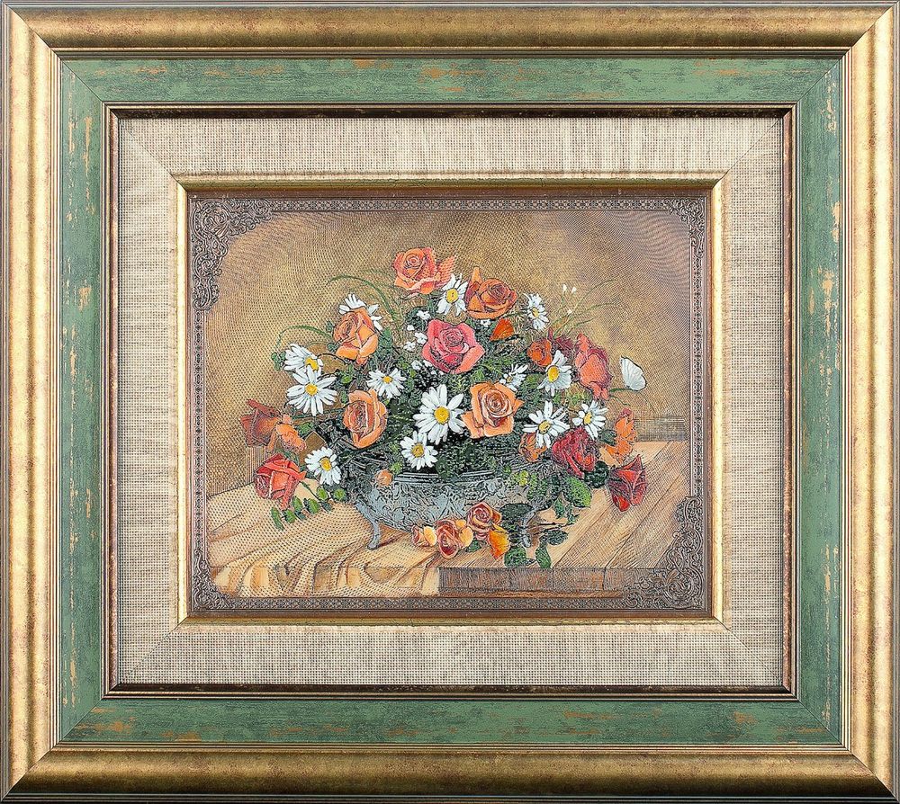 Гравюра "Букет с розами" Гравюра "Букет с розами"