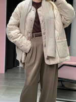 Бомбер Лоран молочный