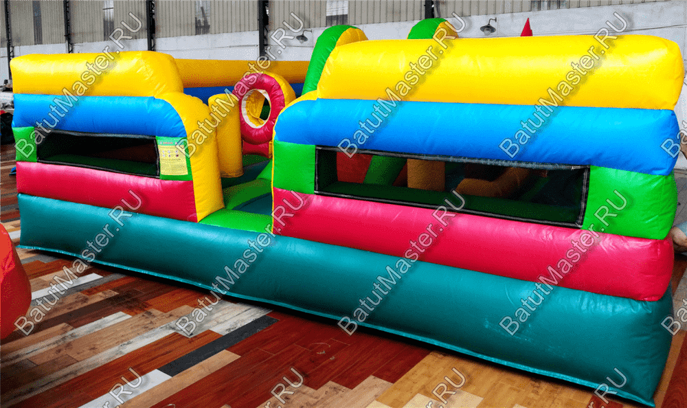 Надувной батут "Гусеничка"
