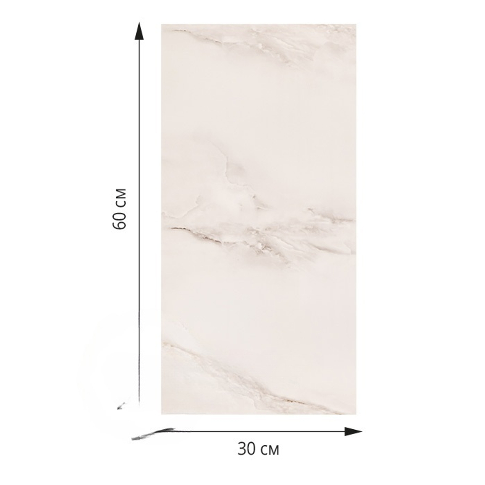 Самоклеящаяся панель ПВХ Мрамор розовый 600х300х2 мм