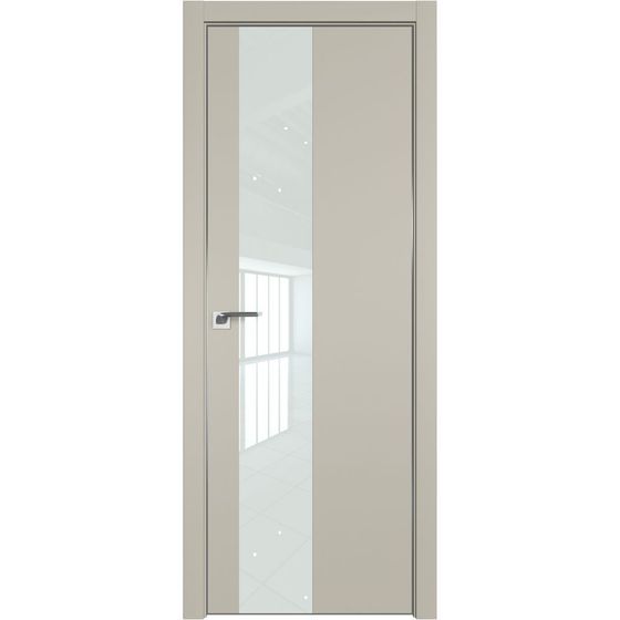Межкомнатная дверь unilack Profil Doors 5E шеллгрей со вставкой