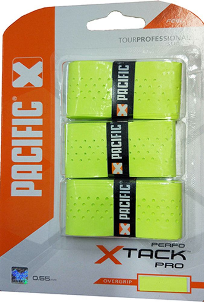 Теннисные намотки Pacific X Tack Pro Perfo lime 3P