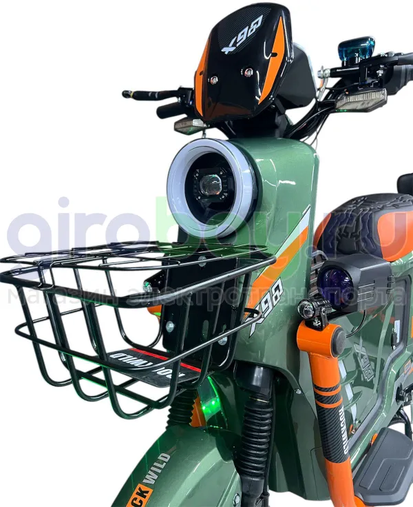 Электроскутер ROCKWILD X900 1600W (60V/40Ah) - Зеленый фото №8